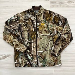 Under Armour Full Zip Soft Shell Realtree Edge Hunting Jacket | Men's Size Large